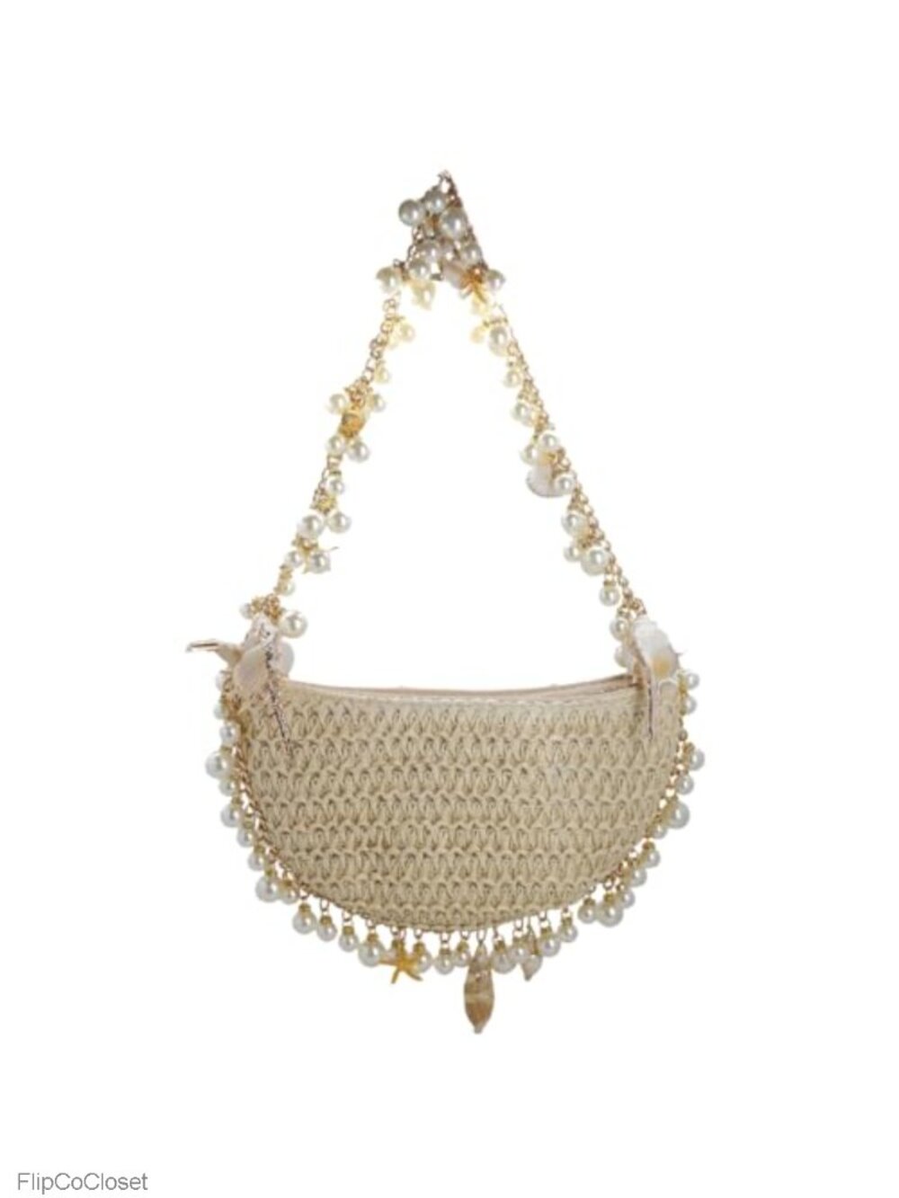 Straw Woven Hobo Shoulder Bag Summer Beach Evening Clutch